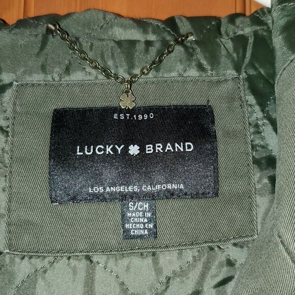 LUCKY BRAND, Jacket Army Style! Size S,  NWOT! - Picture 2 of 13